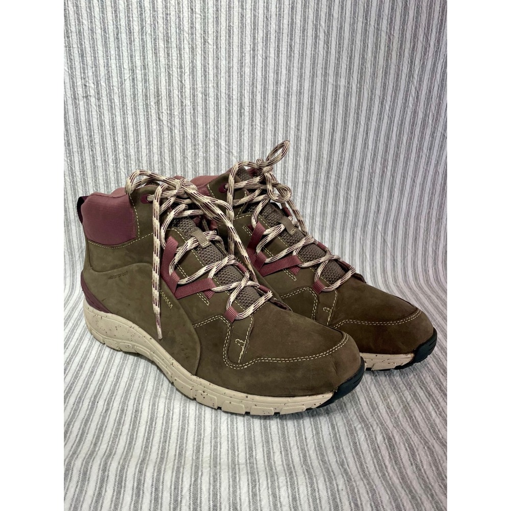 Clarks Wave Walk Waterproof Hiking Boots Womens 10‎ Brown Burgundy 261685724075